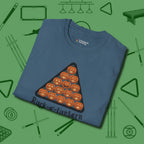 Rack-O'-Lantern T-Shirt, folded view, in Indigo Blue because you don’t just play — you represent