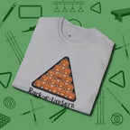 Rack-O'-Lantern T-Shirt, folded view, in Sport Grey where cue control meets personal style