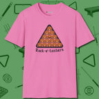Rack-O'-Lantern T-Shirt, front view, in Azalea what champions wear between racks