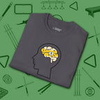 Rack Obsessed T-Shirt, in Charcoal color, billiards shirt, folded view