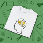 Rack Obsessed T-Shirt, in White color, billiards shirt, folded view