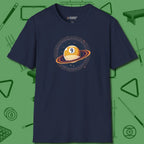 Nine Ball Saturn T-Shirt, front view, in Navy make every shot — and outfit — count