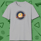 Nine Ball Saturn T-Shirt, front view, in Sport Grey a clean fit for the dirtiest safeties