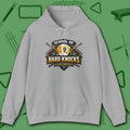 School of Hard Knocks Hoodie, in Sport Grey color, billiards hoodie, front view