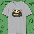 School of Hard Knocks T-Shirt, in Sport Grey color, billiards shirt, front view