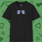 Smooth Shades T-Shirt, in Black color, billiards shirt, front view