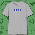 Smooth Shades T-Shirt, in Sport Grey color, billiards shirt, front view