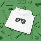 Smooth Shades Hoodie, in White color, billiards shirt, folded view