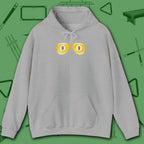 Smooth Shades Hoodie, in Sport Grey color, billiards shirt, front view