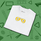 Smooth Shades T-Shirt, in White color, billiards shirt, folded view