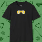 Smooth Shades T-Shirt, in Black color, billiards shirt, front view