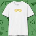 Smooth Shades T-Shirt, in White color, billiards shirt, front view