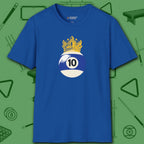 Table Royalty T-Shirt, in Royal color, billiards shirt, front view