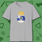 Table Royalty T-Shirt, in Sport Grey color, billiards shirt, front view