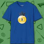 Table Royalty T-Shirt, in Royal color, billiards shirt, front view