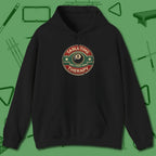 Table Time Therapy Hoodie, front view, in Black look good while calling your pocket