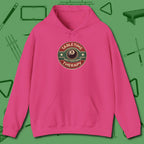 Table Time Therapy Hoodie, front view, in Heliconia table-tested, street-approved style