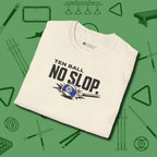 Ten Ball No Slop Billiards T-Shirt, folded view, in Natural an extension of your pool persona