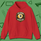 The Grind Never Lies Hoodie, front view, in Red smart apparel for strategic players
