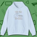 This Girl Loves Hoodie, in Light Blue color, billiards shirt, front view