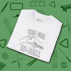 This Girl Loves T-Shirt, in White color, billiards shirt, folded view