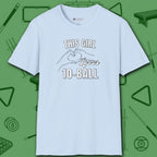 This Girl Loves T-Shirt, in Light Blue color, billiards shirt, front view