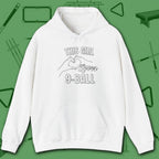 This Girl Loves Hoodie, in White color, billiards shirt, front view