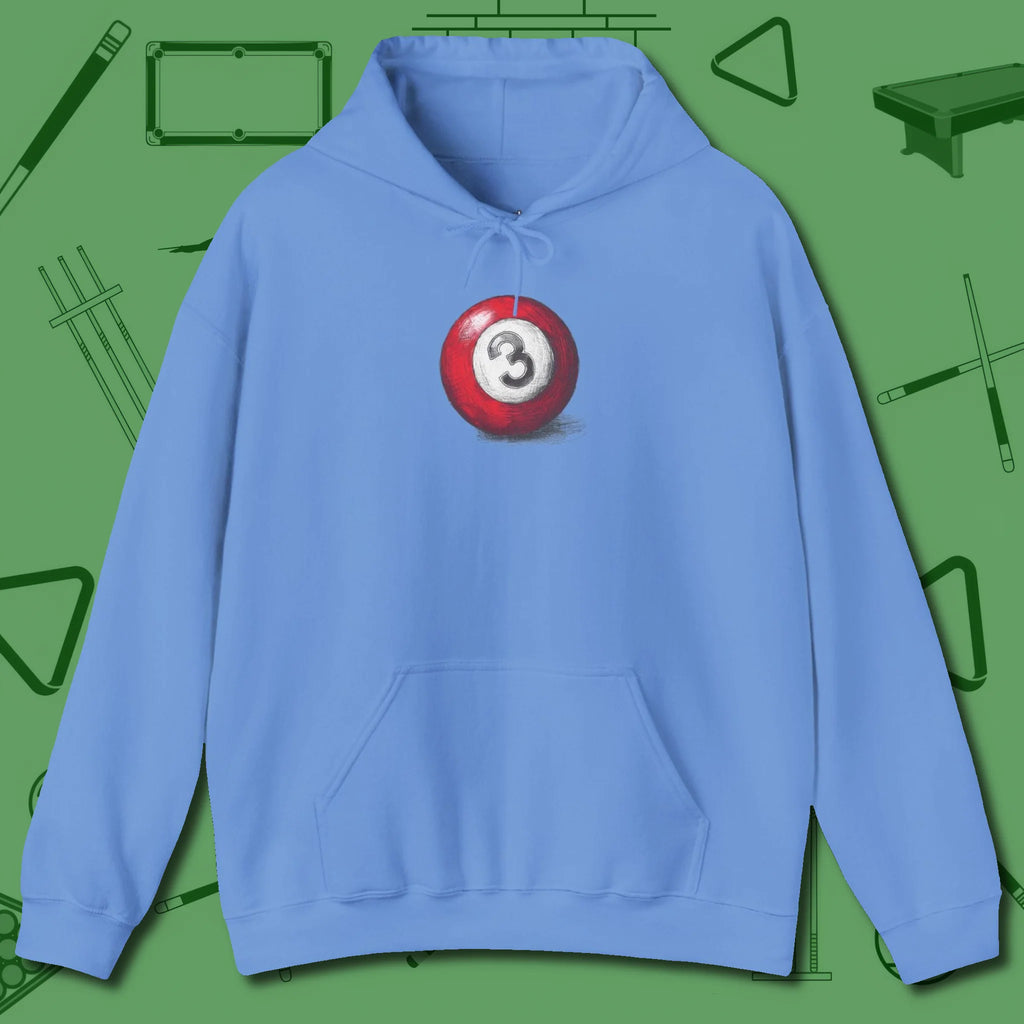 Pool Math Sweater Three Ball Sketch | Artistic Pool Hoodie – Crossbank Clothing