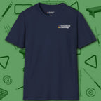 Wanted Pool Shark T-Shirt, in Navy color, billiards shirt, front view